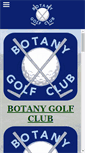 Mobile Screenshot of botanygolfclub.com.au